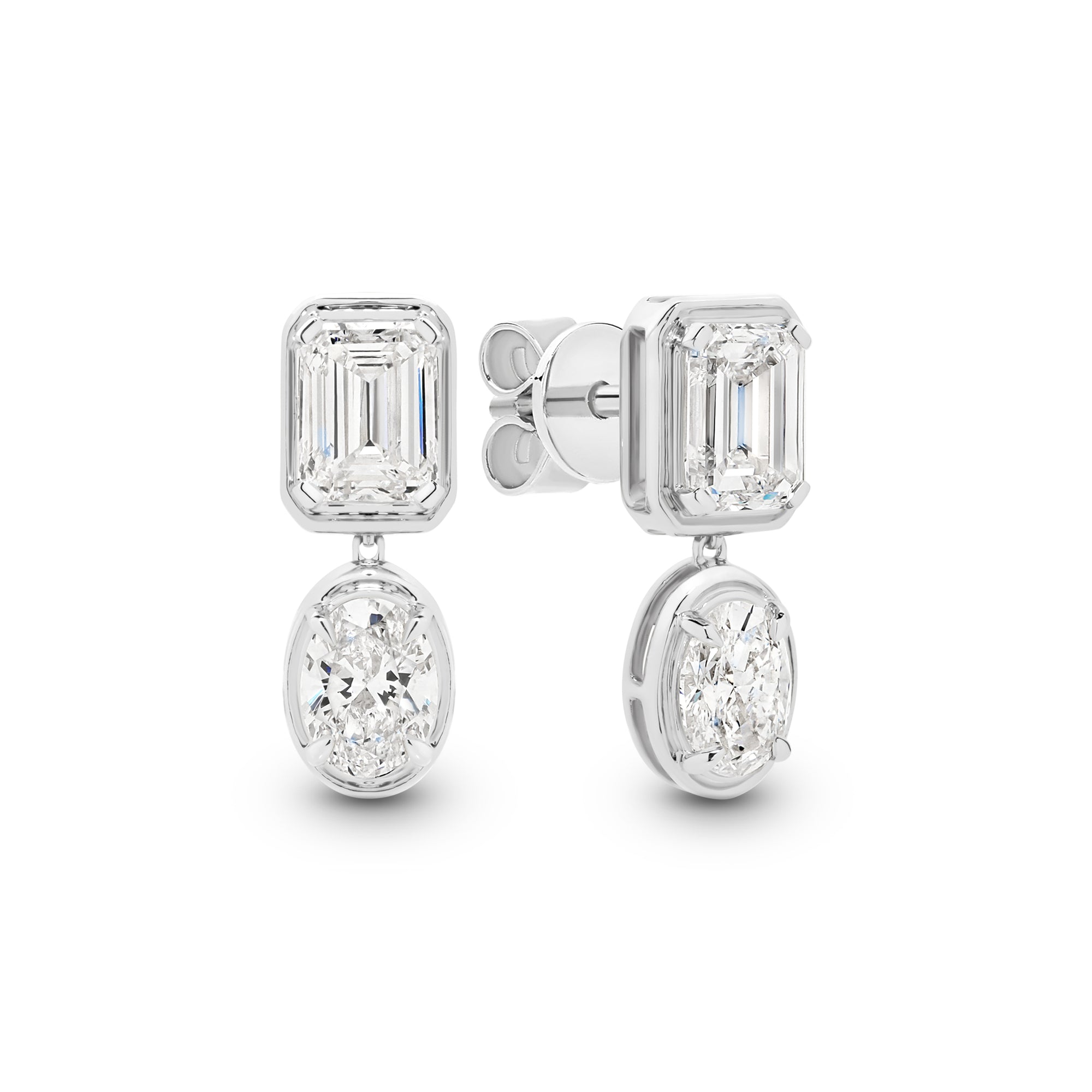 HEIRLOOM VALENTINA DIAMOND DROP EARRINGS - SOLID GOLD