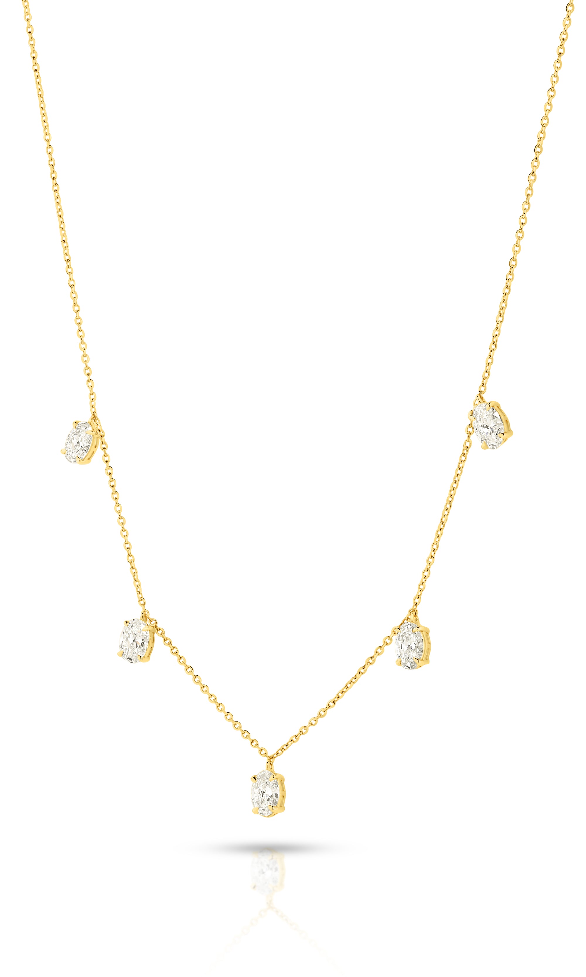 HEIRLOOM ADELINE DIAMOND NECKLACE - SOLID GOLD