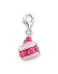 THOMAS SABO Charm Pendant Pink Raspberry Macaron