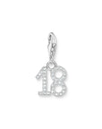 THOMAS SABO Charm Pendant Number "18" Silver