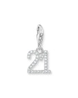 THOMAS SABO Charm Pendant Number "21" Silver