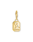 THOMAS SABO Charm Pendant Gemini Zodiac Sign Gold