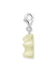 THOMAS SABO Charm pendant goldbears in white
