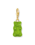 THOMAS SABO Charm pendant goldbears in green