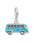 THOMAS SABO Blue Hippie Bus Charm Pendant