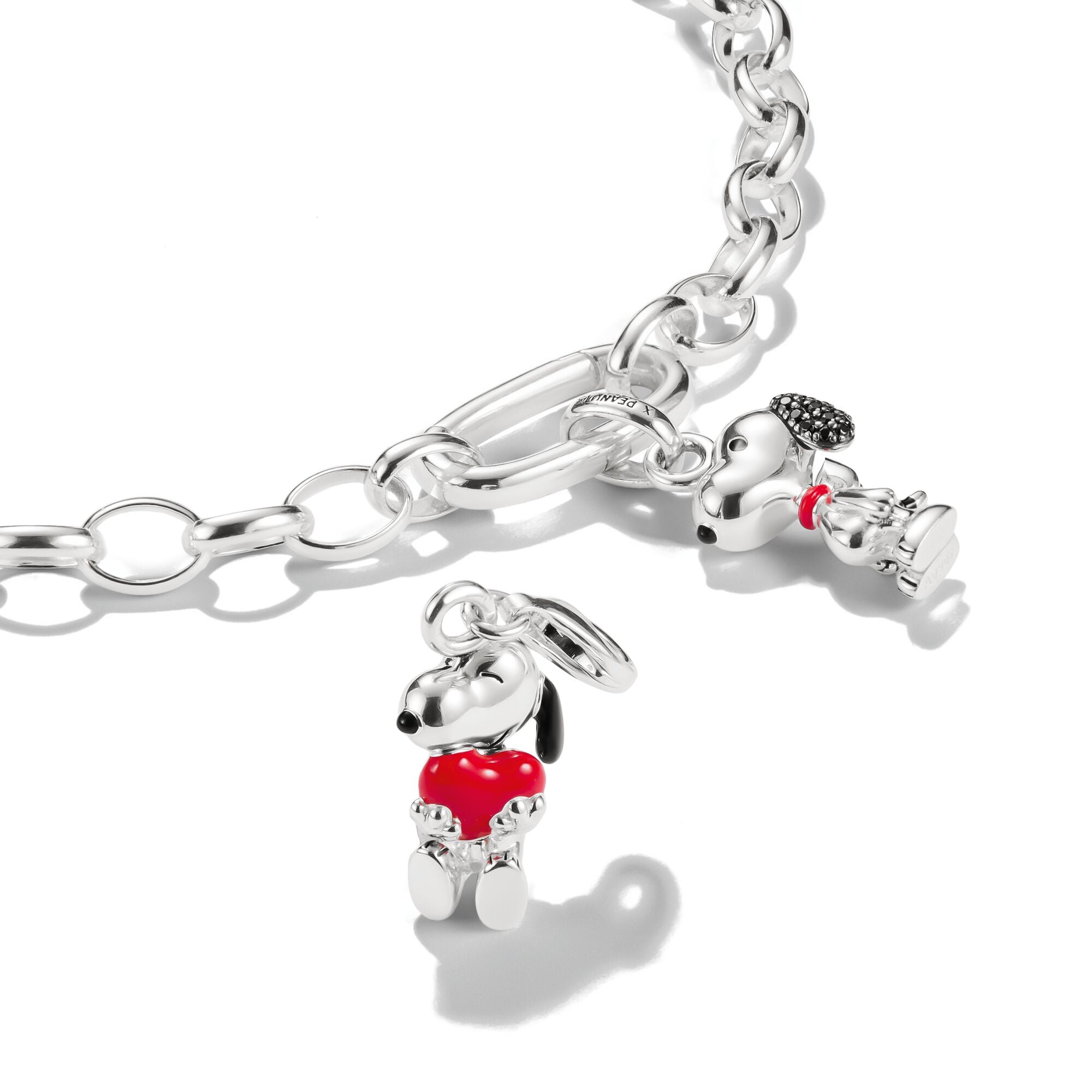 THOMAS SABO Charm Pendant Snoopy &amp; Heart PEANUTS