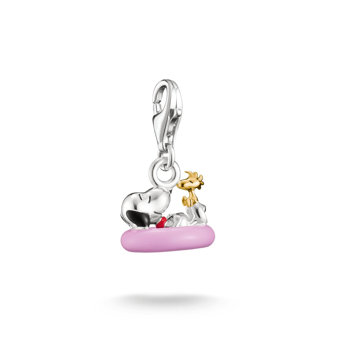 Original Charm Snoopy and Woodstock with Swim Ring