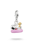 Original Charm Snoopy and Woodstock with Swim Ring