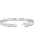 HEIRLOOM BRILLIANT CUT DIAMOND TENNIS BRACELET - SOLID GOLD