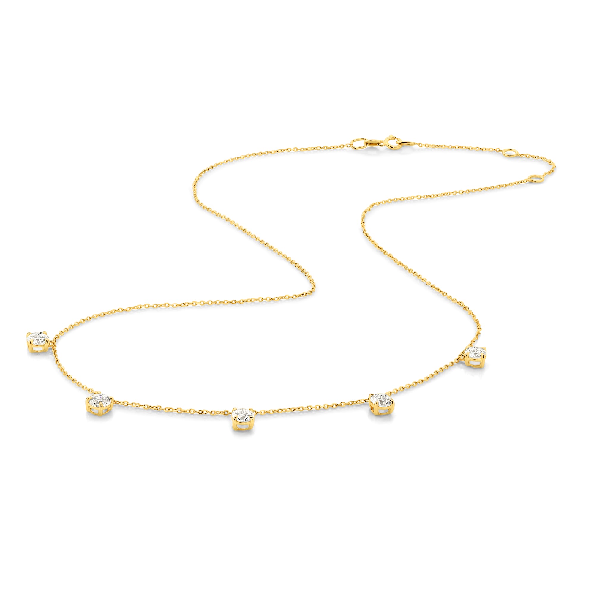 HEIRLOOM AMELIE DIAMOND NECKLACE - SOLID GOLD