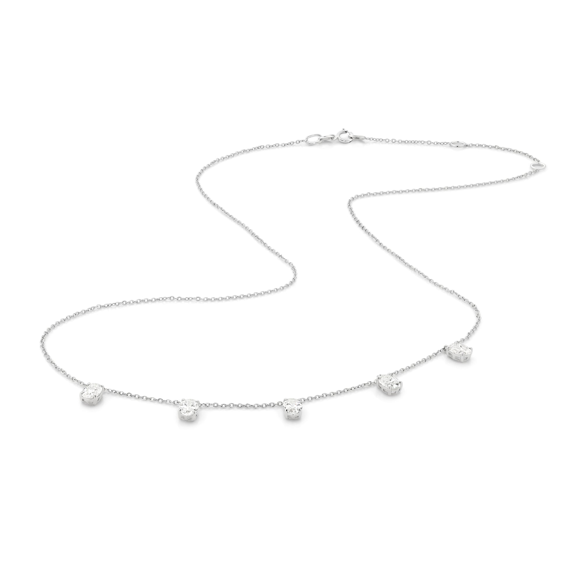 HEIRLOOM ADELINE DIAMOND NECKLACE - SOLID GOLD