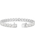 HEIRLOOM BRILLIANT CUT DIAMOND TENNIS BRACELET - SOLID GOLD