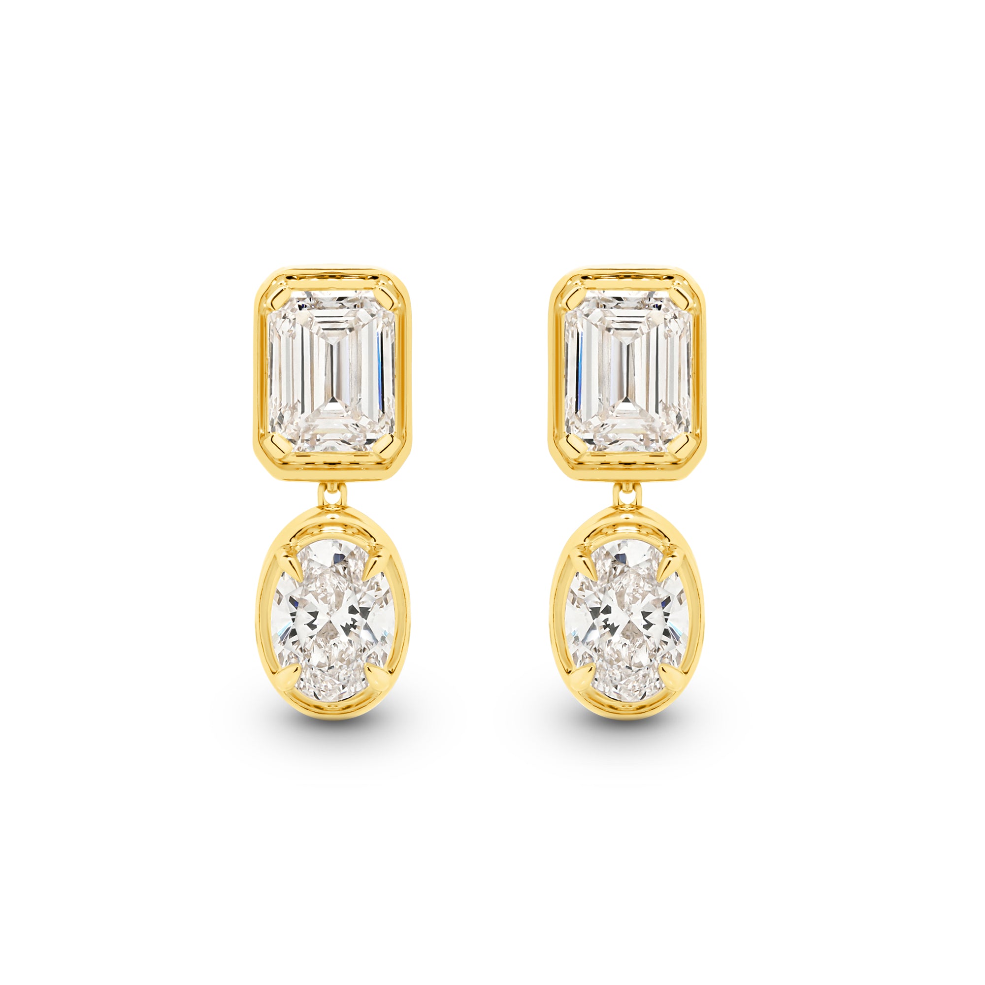 HEIRLOOM VALENTINA DIAMOND DROP EARRINGS - SOLID GOLD