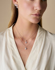 HEIRLOOM 1CT EMERALD CUT BEZEL DIAMOND PENDANT -SOLID GOLD