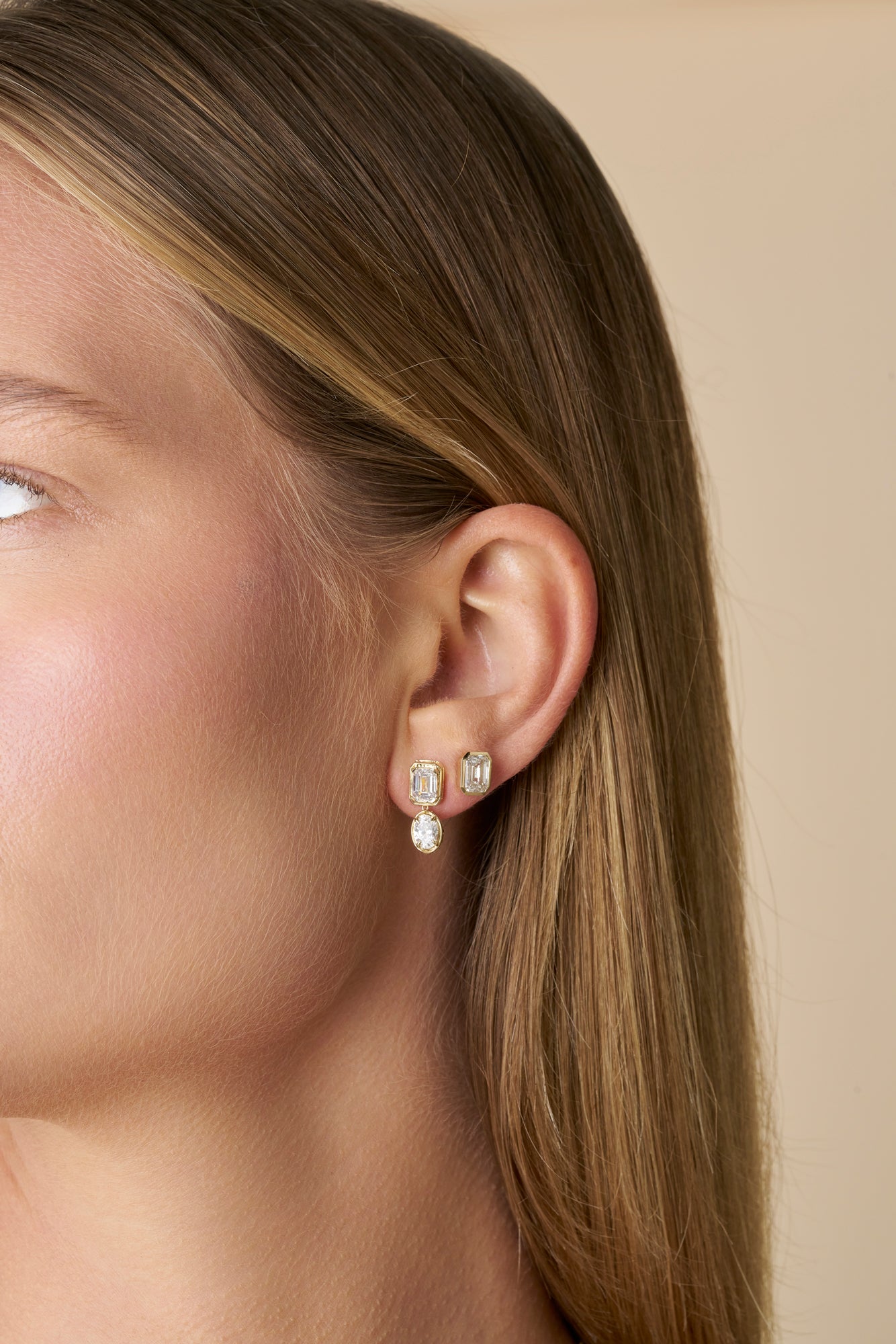 HEIRLOOM VALENTINA DIAMOND DROP EARRINGS - SOLID GOLD