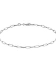 9CT PAPERCLIP CHAIN LINK BRACELET