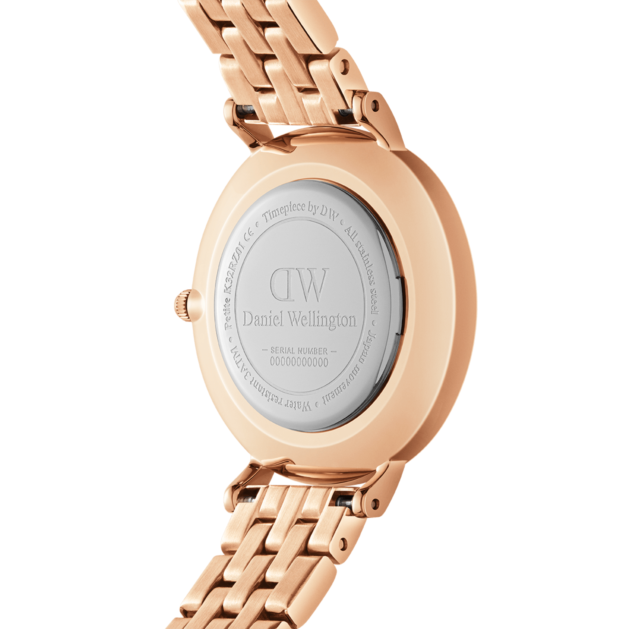 Daniel Wellington Petite Lumine 28 5-Link Rose Gold &amp; Mother of Pearl White Watch