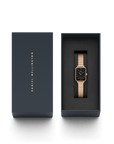 Daniel Wellington Quadro 20x26 Lumine Rose Gold Mother of Pearl Black Watch