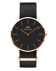 Daniel Wellington Classic 40 Cornwall Rose Gold & Black Watch
