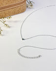 TINY HEART NECKLACE ♡  - STERLING SILVER