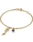 9CT EYE & CORNICELLO BRACELET