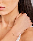 9CT HEART BRACELET