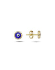 9CT ZELIE EYE STUD EARRINGS