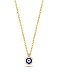 9CT ZELIE EVIL EYE NECKLACE