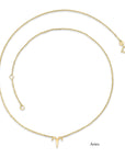 PETITIE ZODIAC NECKLACE - 9CT GOLD