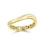 9CT OCEAN CURVE RING