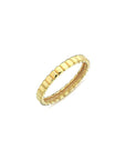 9CT FLUTED CIGAR RING