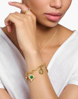 THOMAS SABO Iconic Symbols Coins Gold Bracelet