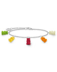 THOMAS SABO Bracelet with 5 colourful goldbears