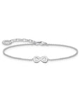 THOMAS SABO Bracelet with infinity pendant - silver