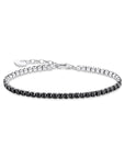 THOMAS SABO Tennis bracelet with black zirconia
