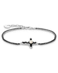 THOMAS SABO Romance Bracelet Black Cross