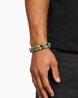 THOMAS SABO Bracelet with labradorite and crocodile jasper beads