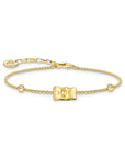 THOMAS SABO Bracelet with Gold HARIBO goldbear and zirconia