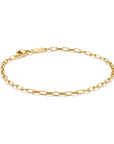 THOMAS SABO Charm bracelet paperclip Gold