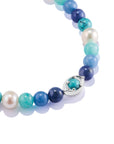 Bracelet with pearls and stones