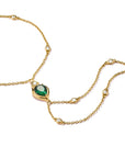 THOMAS SABO Bohemian Bracelet with Green Stone
