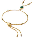 THOMAS SABO Bohemian Bracelet with Green Stone