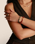 THOMAS SABO Bead Bracelet with Red Agate