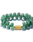 THOMAS SABO Green Bead Bracelet Two-Row