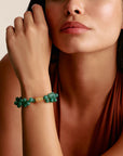 THOMAS SABO Green Bead Bracelet Two-Row
