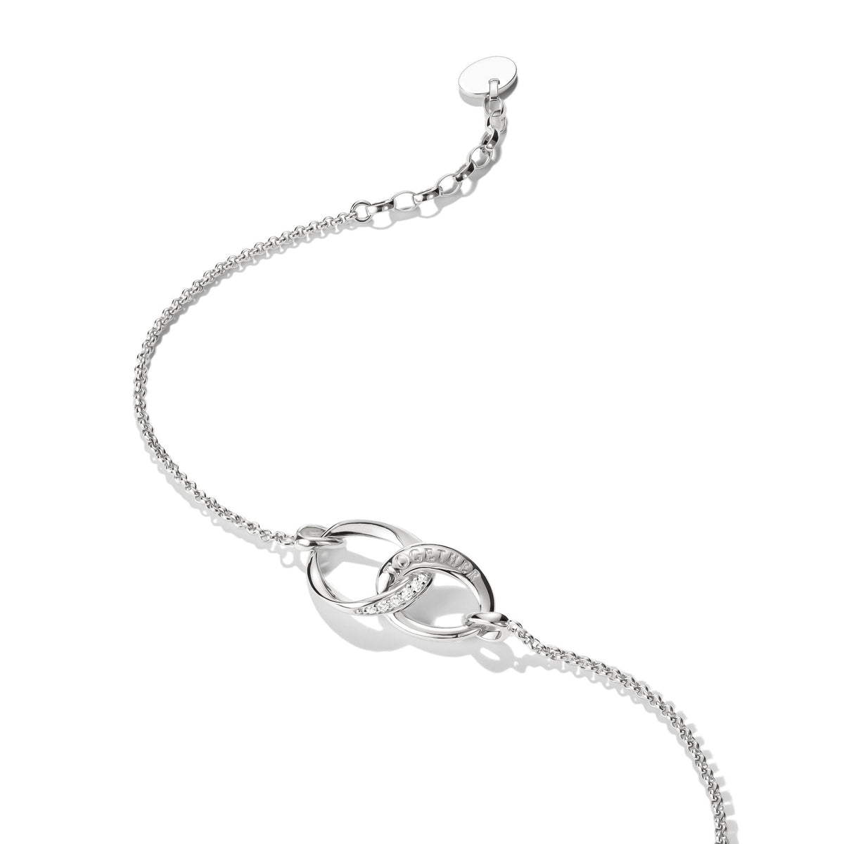 Bracelet Together with zirconia
