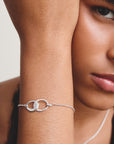 Bracelet Together with zirconia