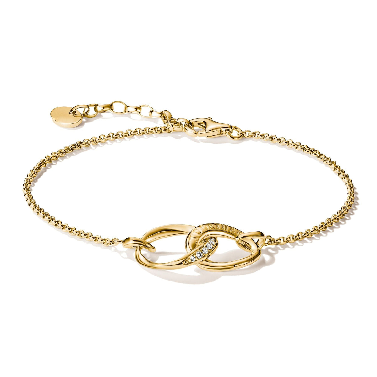 Bracelet Together with zirconia