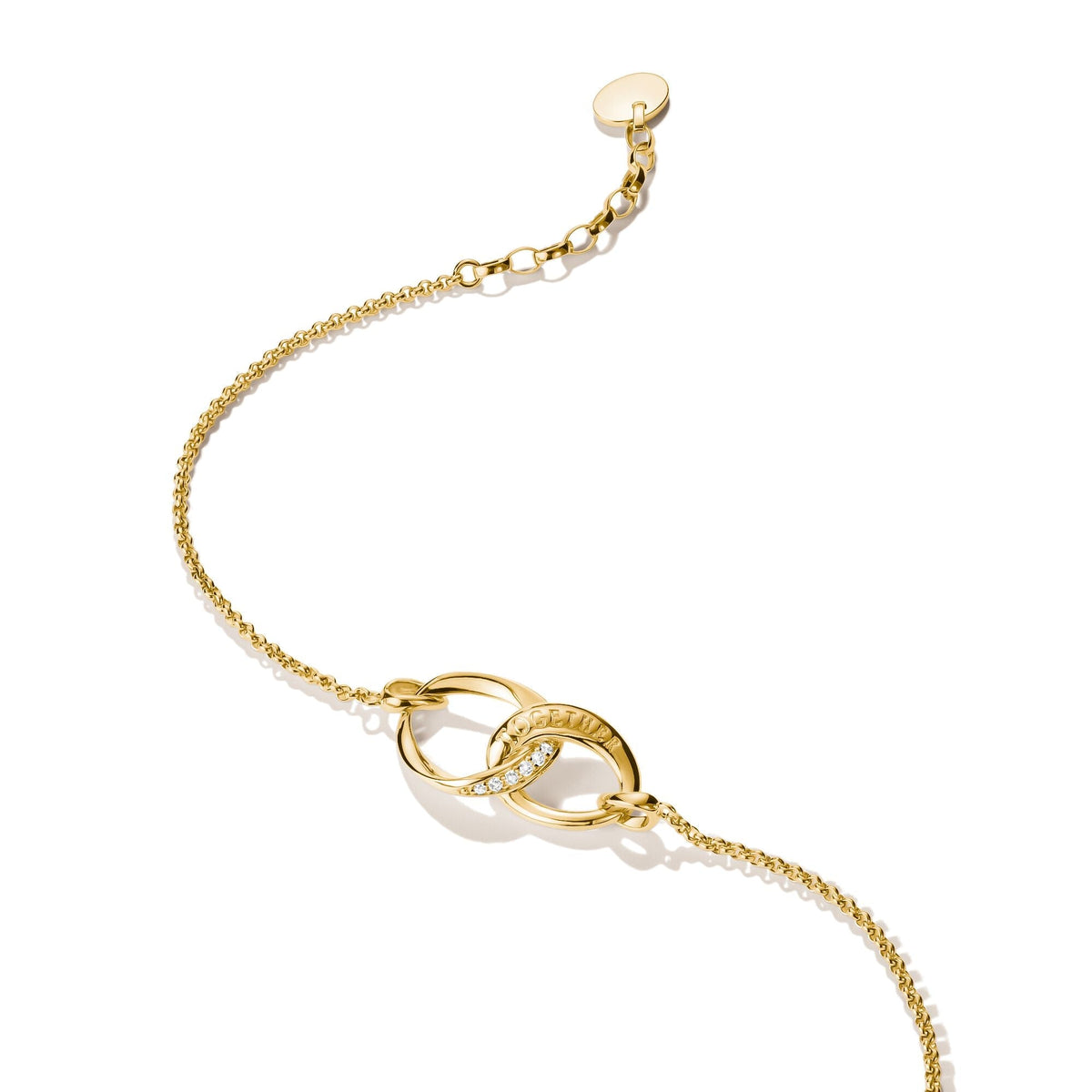 Bracelet Together with zirconia