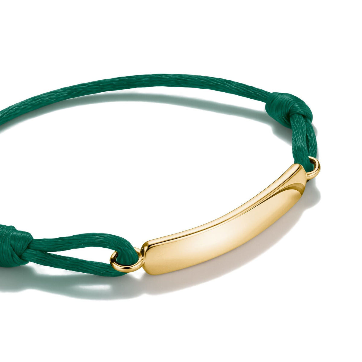 Textile bracelet green